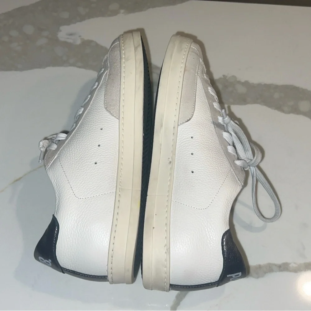 P448 Cream Leather Sneaker